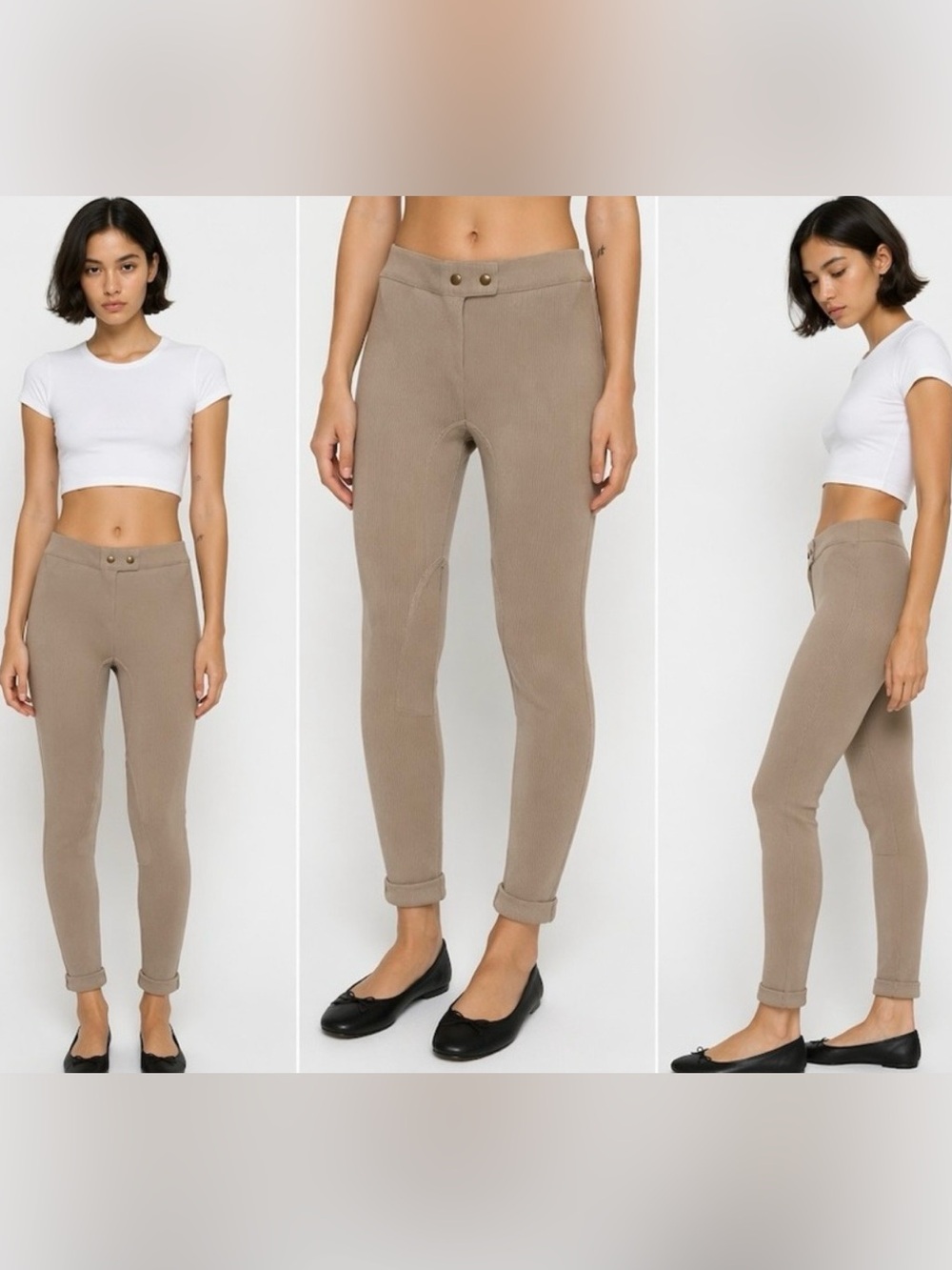 American Apparel Ribbed Riding Pants